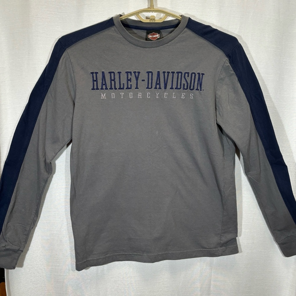 Harley Davidson Long Sleeve Nice! Daytona Beach Harley Men’s Size L. EUC